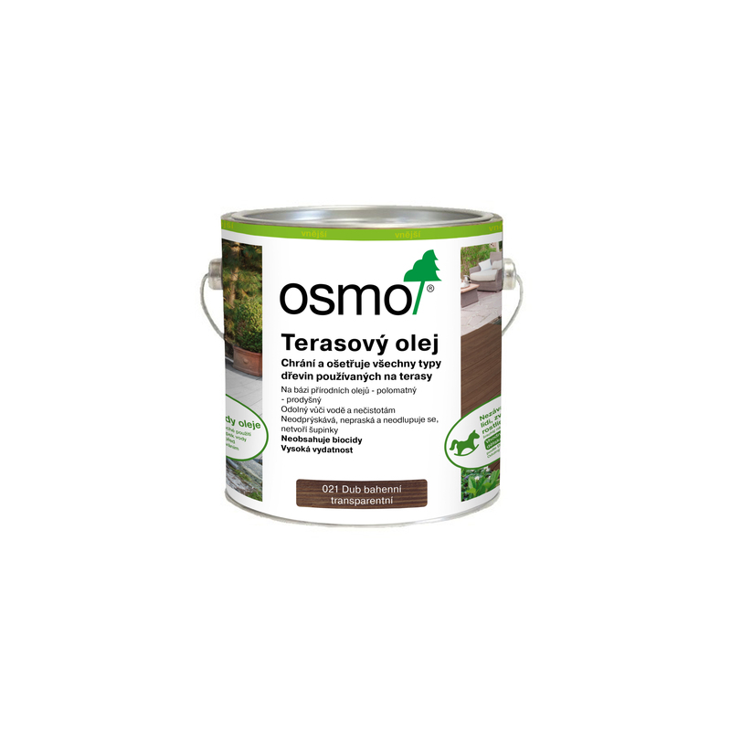 021 Terasový olej dub bahenní 2,5 l